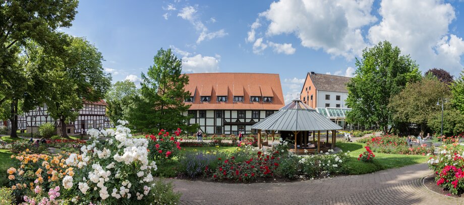 Der Rosengarten in Salzgitter-Bad