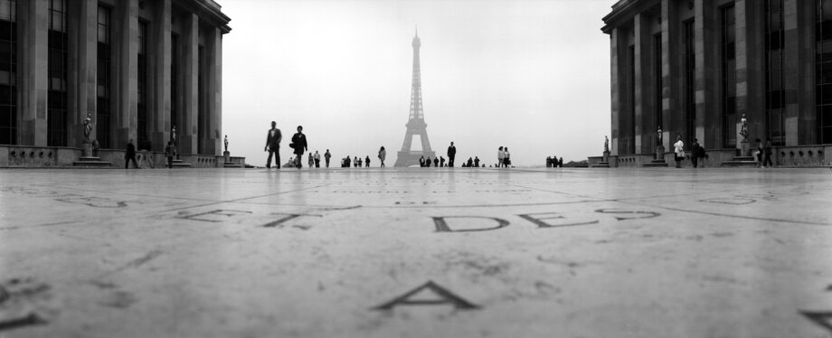 Uwe Brodmann, Trocadero, Paris, 1993, Silbergelatine-Abzug auf Barytpapier