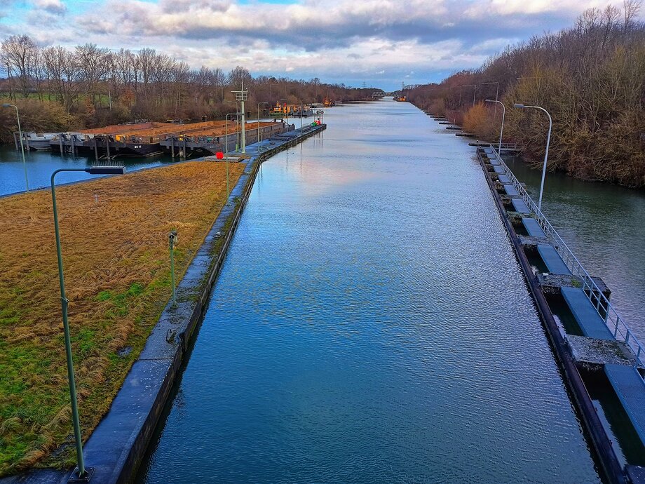 Schleuse Üfingen des Salzgitter Stichkanals