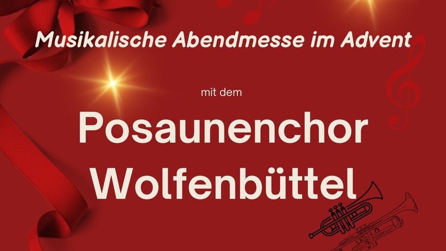 Bild: Abendmesse mit dem Posaunenchor Wolfenbüttel in St. Ansgar